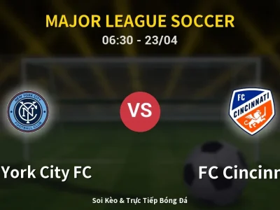 Kết Quả: New York City FC 4-4 FC Cincinnati – Highlight & Bàn Thắng | Major League Soccer
