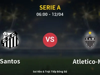 Kết Quả: Santos 1-0 Atletico-MG – Highlight & Bàn Thắng | Serie A