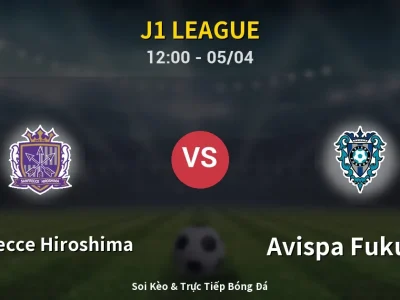 🔴 Trực Tiếp: Sanfrecce Hiroshima 0-1 Avispa Fukuoka – Link Xem J1 League (Full HD)