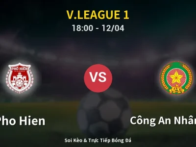 🔴 Trực Tiếp: Pho Hien 1-1 Công An Nhân Dân – Link Xem V.League 1 (Full HD)