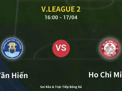 Soi Kèo Văn Hiến vs Ho Chi Minh – 16:00 17/04 | Nhận Định, Dự Đoán Tỷ Số