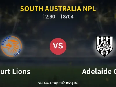 Kết Quả: Sturt Lions 1-0 Adelaide City – Highlight & Bàn Thắng | South Australia NPL