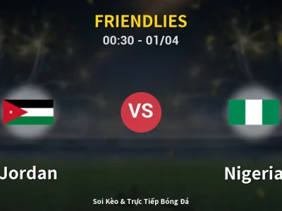 Kết Quả: Jordan 2-2 Nigeria – Highlight & Bàn Thắng | Friendlies