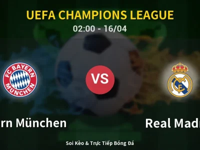 Kết Quả: Bayern München 4-3 Real Madrid – Highlight & Bàn Thắng | UEFA Champions League