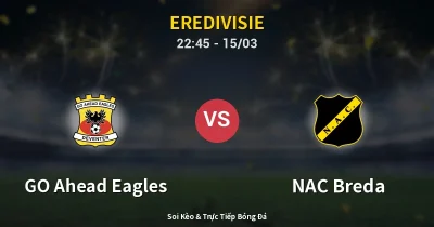 GO Ahead Eagles vs NAC Breda 15/03