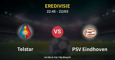 Telstar vs PSV Eindhoven 22/03