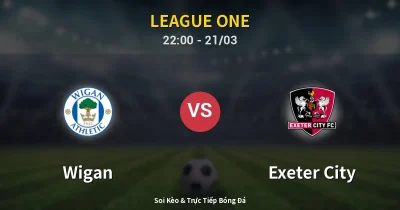 Wigan vs Exeter City 21/03