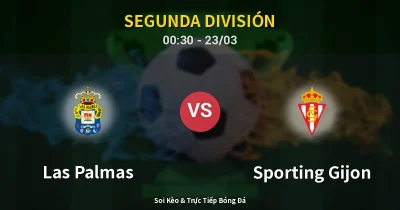 Las Palmas vs Sporting Gijon 23/03