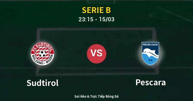 Sudtirol vs Pescara 15/03