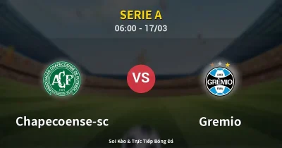 Chapecoense-sc vs Gremio 17/03