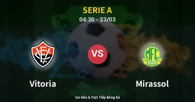 Vitoria vs Mirassol 23/03